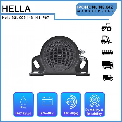 Hella 3SL 009 148-141 IP67 Rated Backup Reverse Alarm Horn